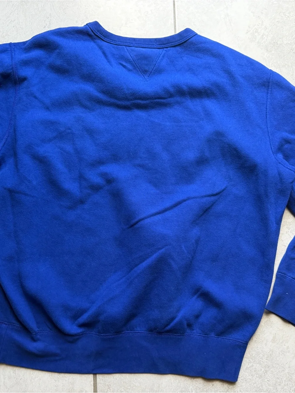 Ralph Lauren Polo Royal Blue Sweatshirt with Multicolor Logo